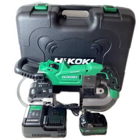 HiKOKI ハイコーキ バンドソー 120mm 36v 5.0Ah コードレス式 CB3612DA(XPZ) グリーン 充電器・充電池1個・ケース付 