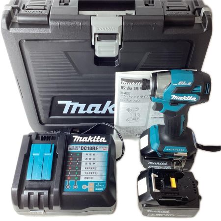 MAKITA マキタ インパクトドライバ コードレス式 18v TD173DRGX ブルー 充電器・充電池2個・ケース付