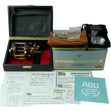 ABU  ベイトリール AMB 5500CDL 100th 木箱・外箱付
