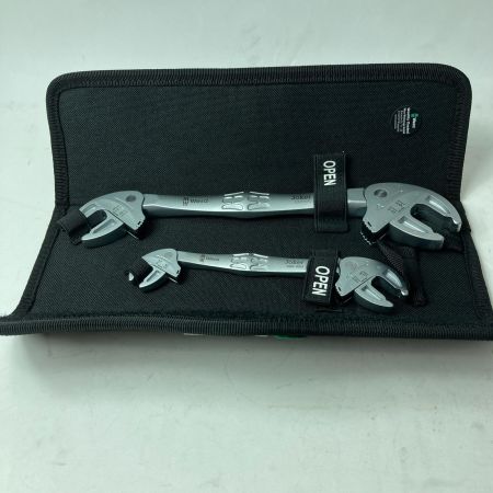 Wera ヴェラ Joker 両口ラチェットスパナ 2本組 Joker 6006 シルバー 16-19×16-13　13-10×10-7