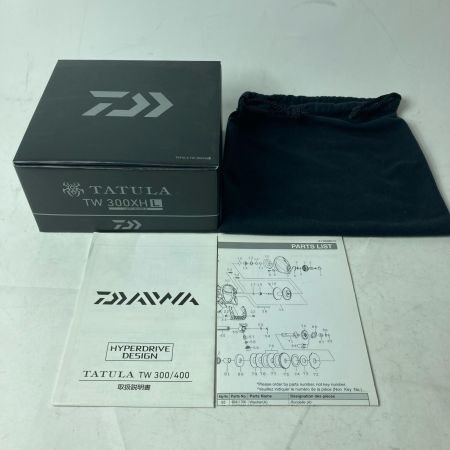 DAIWA ダイワ ベイトリール タトゥーラ TW 300XHL 00630106 箱・リールポーチ付