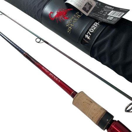 SHIMANO シマノ バスロッド 18ワールドシャウラ 2702R-2 39612 ケース付