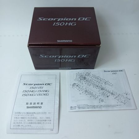 SHIMANO シマノ ベイトリール 21スコーピオンDC 150HG 04308