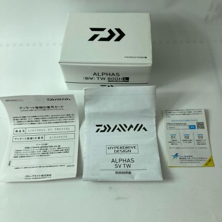 DAIWA ダイワ ベイトリール 21アルファス SV TW 800HL 00630222