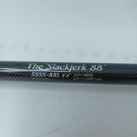 EVER GREEN エバーグリーン エギングロッド スキッドロウセカンドステージSSSS-88L スラックジャーク88 竿袋付