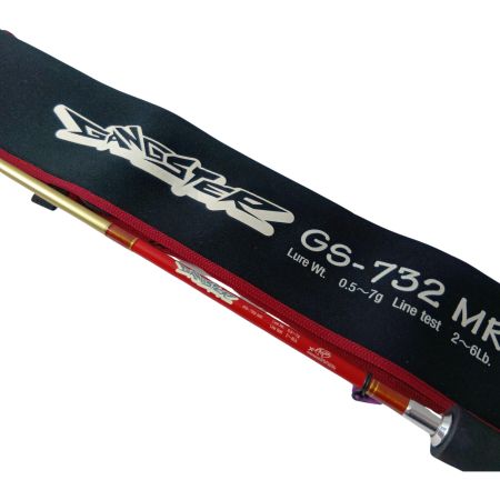 ハルシオンシステム アジングロッド ギャングスター GS-732MR 竿袋付