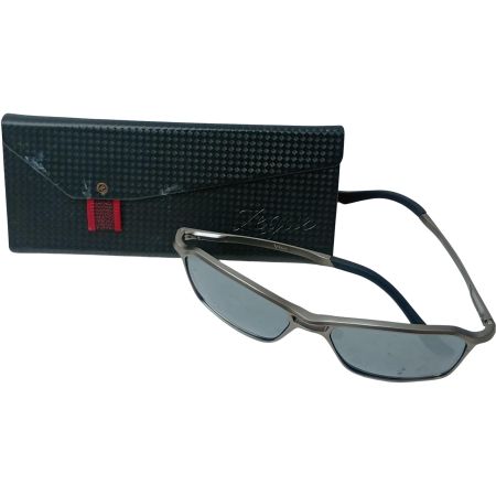 ZEQUE 偏光サングラス グレー ZEAL OPTICS ケース付
