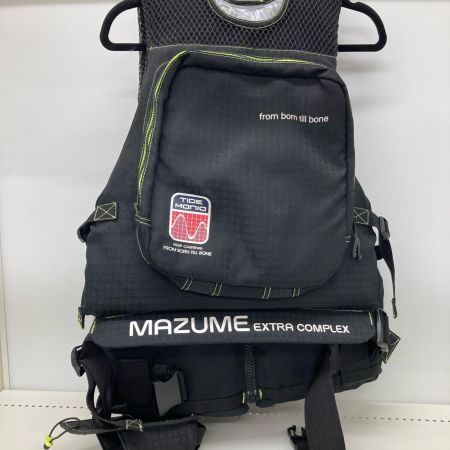 mazume マズメ ライフジャケット エクストラコンプレックス 黄緑ｘブラック フリーサイズ