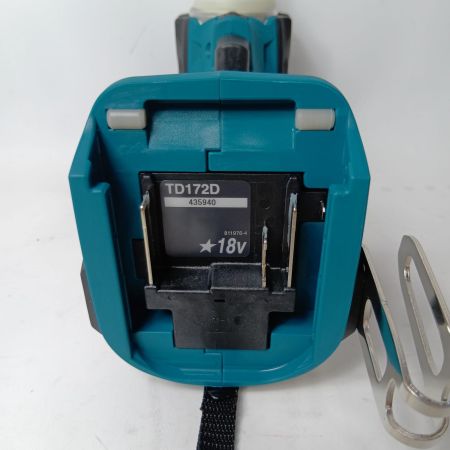 MAKITA マキタ インパクトドライバ 18v 6.0Ah TD172DRGX ブルー 充電器・充電池2個・ケース付 コードレス式