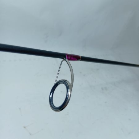 ホンナミスピリット トラウトロッド ホンナミロッド502UL リールシート「花梨紅白」/スレッド「パープル」 ハンドメイドロッド