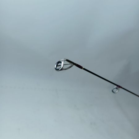 ホンナミスピリット トラウトロッド ホンナミロッド502UL リールシート「花梨紅白」/スレッド「パープル」 ハンドメイドロッド