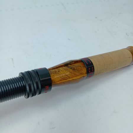 ホンナミスピリット トラウトロッド ホンナミロッド502UL リールシート「花梨紅白」/スレッド「パープル」 ハンドメイドロッド