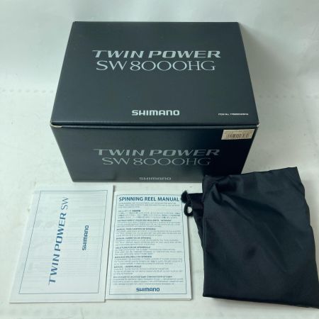 SHIMANO シマノ スピニングリール 15ツインパワーSW 8000HG 03320 箱・リールポーチ付
