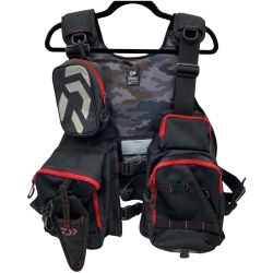 DAIWA ダイワ フローティングベスト DF-6206 DF-6206 レッドxブラック フリーサイズ Cランク