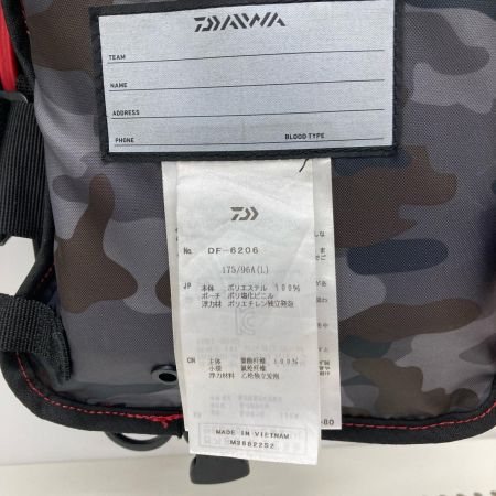 DAIWA ダイワ フローティングベスト DF-6206 DF-6206 レッドxブラック フリーサイズ