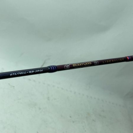 DAIWA ダイワ バスロッド ハートランドリベラリスト671/701L+RB-SP26 05806413 竿袋付き