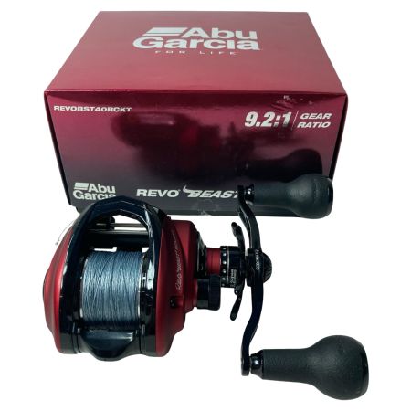 Abu Garcia アブガルシア ベイトリール REVO BEAST ROCKET 箱・リールポーチ・ハンドル付き