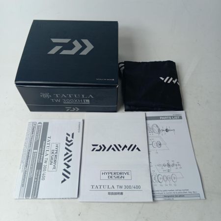 DAIWA ダイワ ベイトリール タトゥーラ TW 300XHL 00630106 箱・リールポーチ付