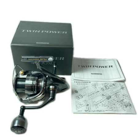 SHIMANO シマノ スピニングリール 24ツインパワー 4000XG 046871 箱・カスタムパーツ付