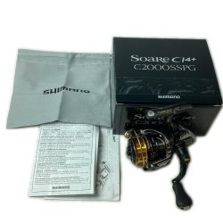 SHIMANO シマノ スピニングリール 17ソアレCI4+ C2000SSPG 03716 箱・リールポーチ付 Aランク