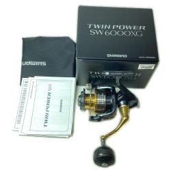 SHIMANO シマノ スピニングリール 16ツインパワーSW 6000XG SE49 03734 箱・リールポーチ付 Bランク