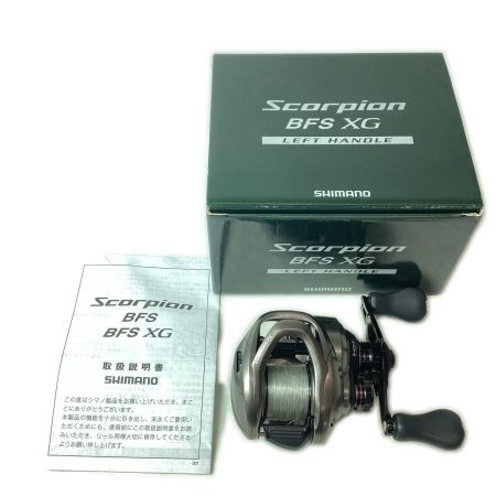 SHIMANO シマノ ベイトリール スコーピオンBFS XG LH  03758 箱付