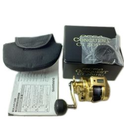 SHIMANO シマノ ベイトリール 18オシアコンクエストCT 201HG  03818 箱・リールポーチ付 Bランク