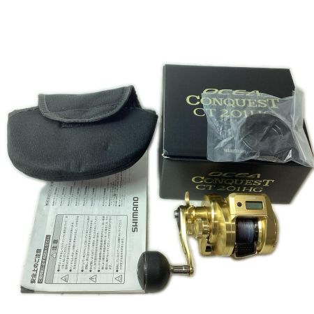 SHIMANO シマノ ベイトリール 18オシアコンクエストCT 201HG  03818 箱・リールポーチ付