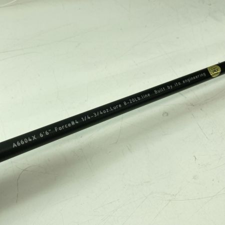 Megabass メガバス バスロッド A6604X ROSE-R-RD 竿袋付き