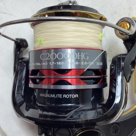 SHIMANO シマノ スピニングリール 14BB-Xハイパーフォース C2000DHG 03298 リールポーチ付