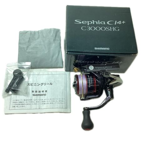 SHIMANO シマノ スピニングリール 17セフィアCI4+ C3000SHG 03713 箱・リールポーチ付