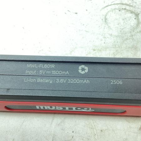 イチネンアクセス ワークライト MWL-FL601R レッド 付属品完備