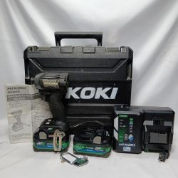 HiKOKI ハイコーキ WH36DD(2XHBSZ) ストロングブラック 36Vコードレスインパクトドライバ バッテリー2個、充電器付き Bランク