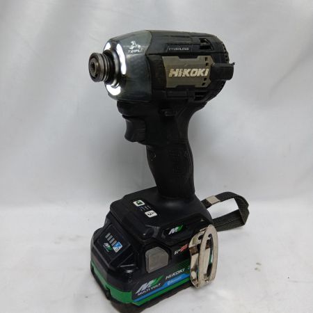 HiKOKI ハイコーキ WH36DD(2XHBSZ) ストロングブラック 36Vコードレスインパクトドライバ バッテリー2個、充電器付き