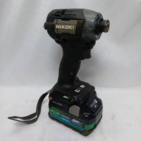 HiKOKI ハイコーキ WH36DD(2XHBSZ) ストロングブラック 36Vコードレスインパクトドライバ バッテリー2個、充電器付き