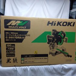 HiKOKI(ハイコーキ) コードレス卓上スライド丸のこ C3607DRA(K)(XPS) レーザーマーカー・LEDライト内蔵 Bluetooth連動機能付き畜電池×1個・急速充電器・チップソー黒鯱付き アグレッシブグリーン Sランク
