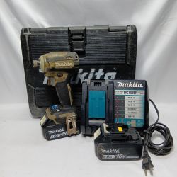 MAKITA マキタ TD171DGXAB オーセンティックブラウン 18V充電式インパクトドライバ バッテリー2個、充電器付き Cランク