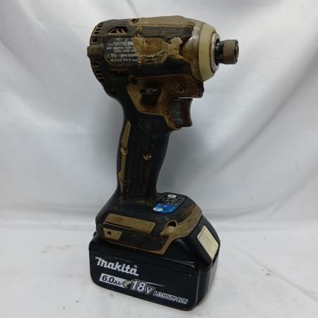 MAKITA マキタ TD171DGXAB オーセンティックブラウン 18V充電式インパクトドライバ バッテリー2個、充電器付き