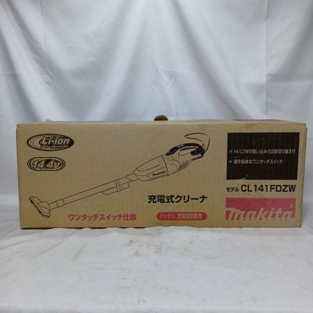 マキタ(Makita) CL141FDZW 充電式クリーナ 14.4V 本体のみ(バッテリ・充電器別売)  カプセル式クリーナ