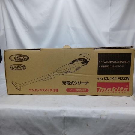 マキタ(Makita) CL141FDZW 充電式クリーナ 14.4V 本体のみ(バッテリ・充電器別売)  カプセル式クリーナ