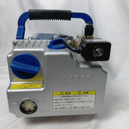 イチネンTASCO オイル逆流防止弁高性能ミストレスツーステージ真空ポンプ 程度A 美品 ｵｲﾙ逆流防止弁付き