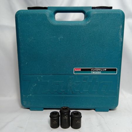MAKITA マキタ インパクトレンチ TW0250 ブルー 本体のみ コード式 100v 12552 キズ有 TW0250 ブルー