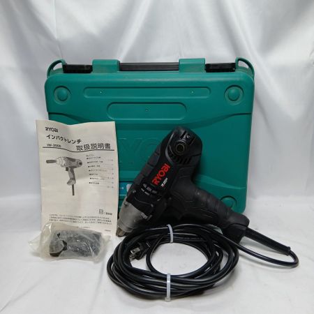 RYOBI リョービ インパクトレンチ IW-2000 ブラック 本体のみ コード式 100v 005471 使用感有 IW-2000 ブラック
