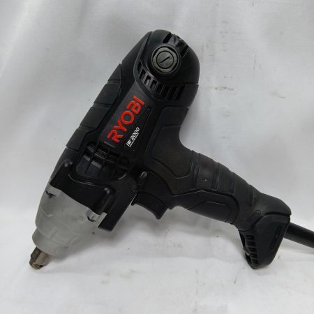 RYOBI リョービ インパクトレンチ IW-2000 ブラック 本体のみ コード式 100v 005471 使用感有 IW-2000 ブラック