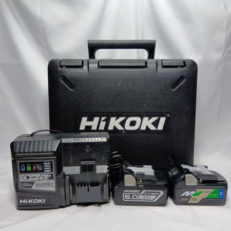 HiKOKI ハイコーキ WH18DDL2 ブラック  充電器・充電池2個・ケース付 コードレス式  WH18DDL2 ブラック