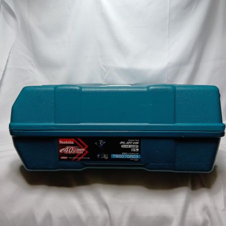 MAKITA マキタ インパクトレンチ  TW007GRDX ブルー 未使用品 付属品完備 コードレス式 40v 2.5Ah 40V TW007GRDX ブルー