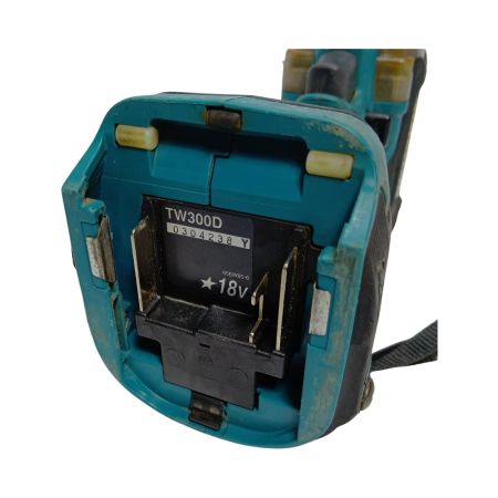 MAKITA マキタ TW300D ブルー 充電池1個付 コードレス式 18v 6.0Ah 177/5/0 不明 キズ・ハガレ有 TW300D ブルー