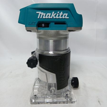 MAKITA マキタ 充電式トリマ RT50DZ ブルー 付属品完備 コードレス式 18v 美品 RT50DZ ブルー