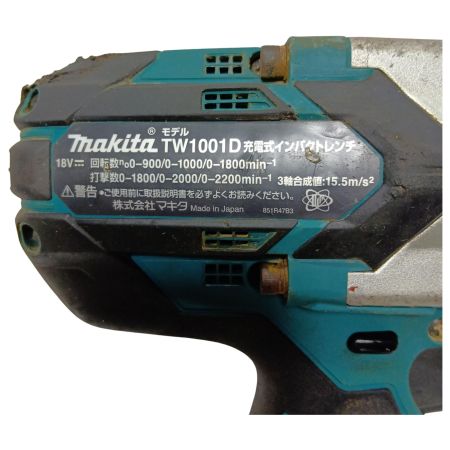 MAKITA マキタ  充電式インパクトレンチ TW1001DZ ケース付 コードレス式 18v 47988 使用感有 TW1001DZ