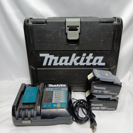 MAKITA マキタ TD172DRGXB ブラック 充電器・充電池2個・ケース付 コードレス式 18v 345168 使用感有 TD172DRGXB ブラック